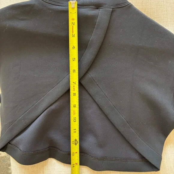 NWT SPANX  Scuba Crop Bolero Top, Size XS, black - Picture 7 of 8